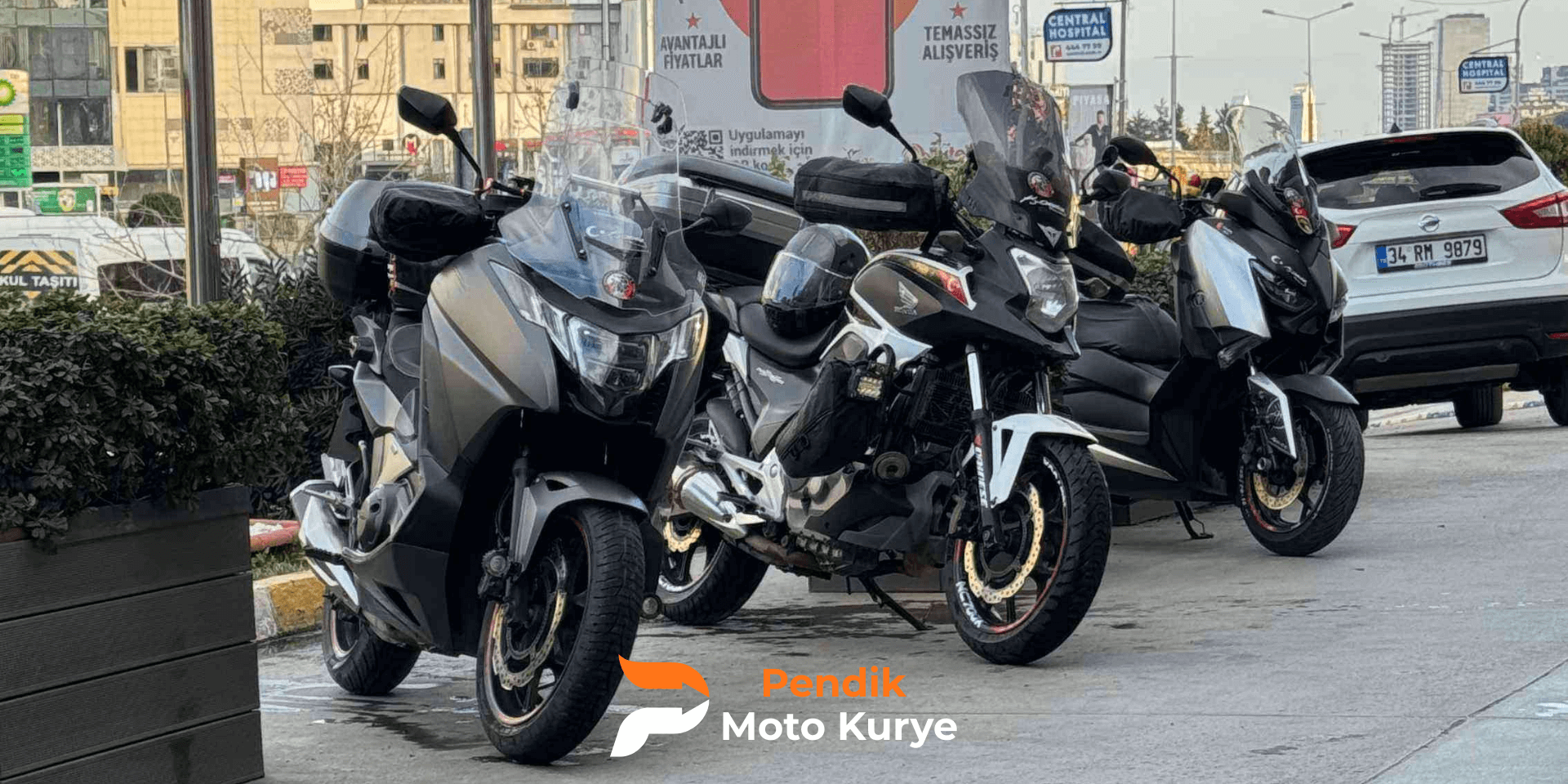 Pendik moto kurye hızlı teslimat ekibi